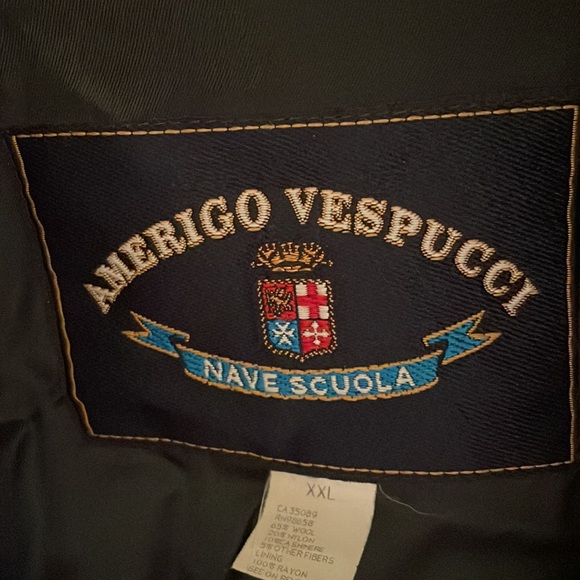 MENS JACKET AMERIGO VESPUCCI XXL BLACK & GREEN - Picture 4 of 8